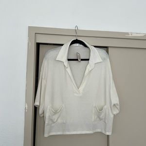 Vestique collared top NWT